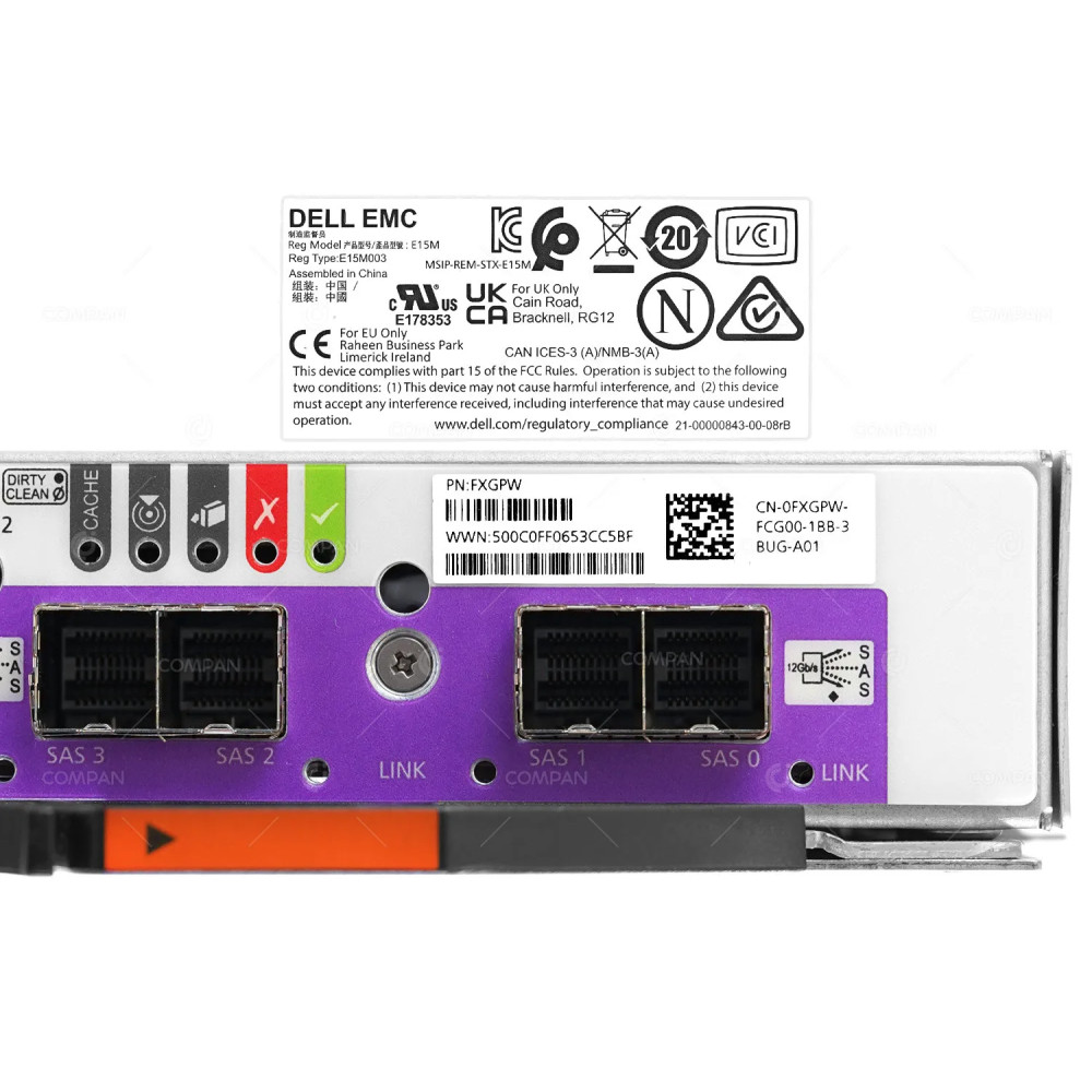 FXGPW DELL EMC 4 PORT SAS 12G FOR DELL POWERVAULT ME4024